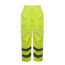 EN ISO 20471:2013 100% polyester 300D oxford fabric with PU or PVC coating pants